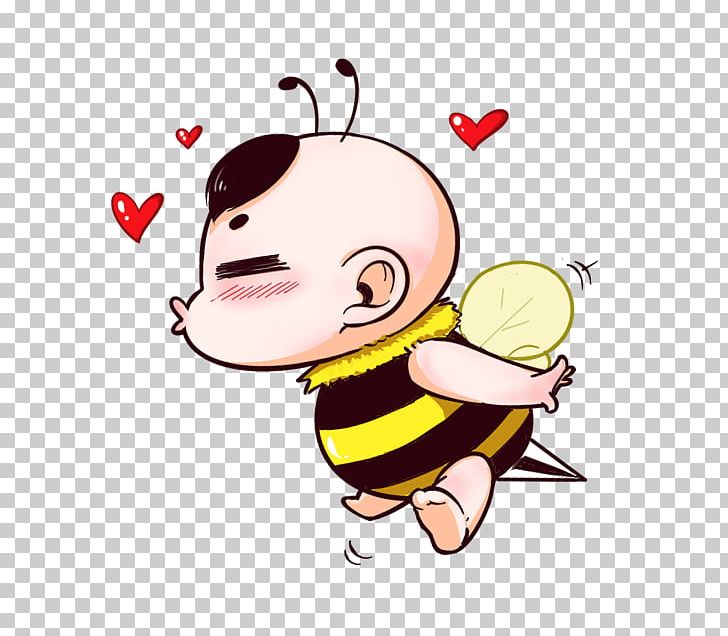 Cartoon Air Kiss PNG, Clipart, Art, Balloon Cartoon, Bee, Boy, Cartoon Character Free PNG Download