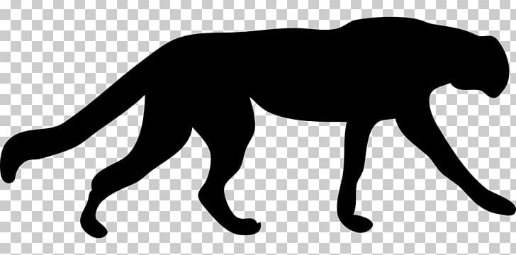 Cheetah Felidae Leopard Silhouette PNG, Clipart, Animals, Big Cats, Black, Black And White, Carnivoran Free PNG Download