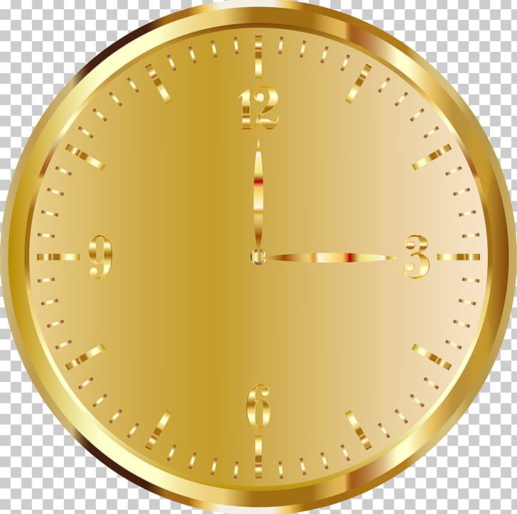 Clock Face Alarm Clocks Gold PNG, Clipart, Alarm Clocks, Circle, Clip Art, Clock, Clock Face Free PNG Download