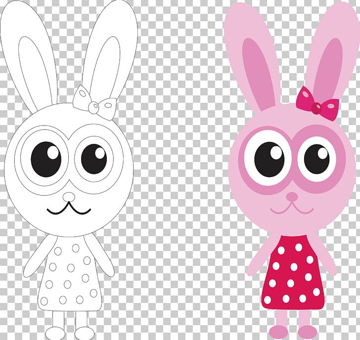 Rabbit Cuteness Cartoon Illustration PNG, Clipart, Animals, Bunny, Bunny Vector, Cartoon, Color Free PNG Download