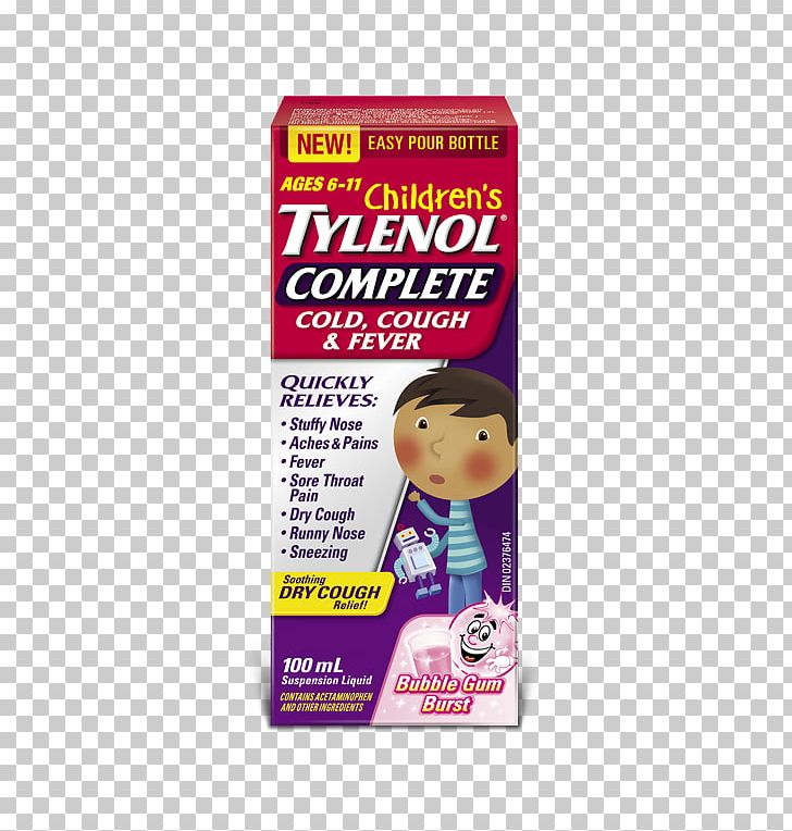 Tylenol Acetaminophen Child Cough Common Cold PNG, Clipart, Acetaminophen, Benylin, Child, Codeine, Cold Fever Free PNG Download