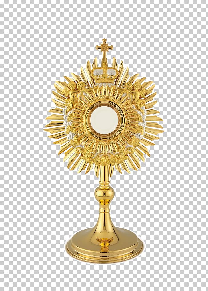 Monstrance Eucharistic Adoration Altar Sacrament PNG, Clipart, Adoration, Altar, Brass, Catholicism, Chalice Free PNG Download