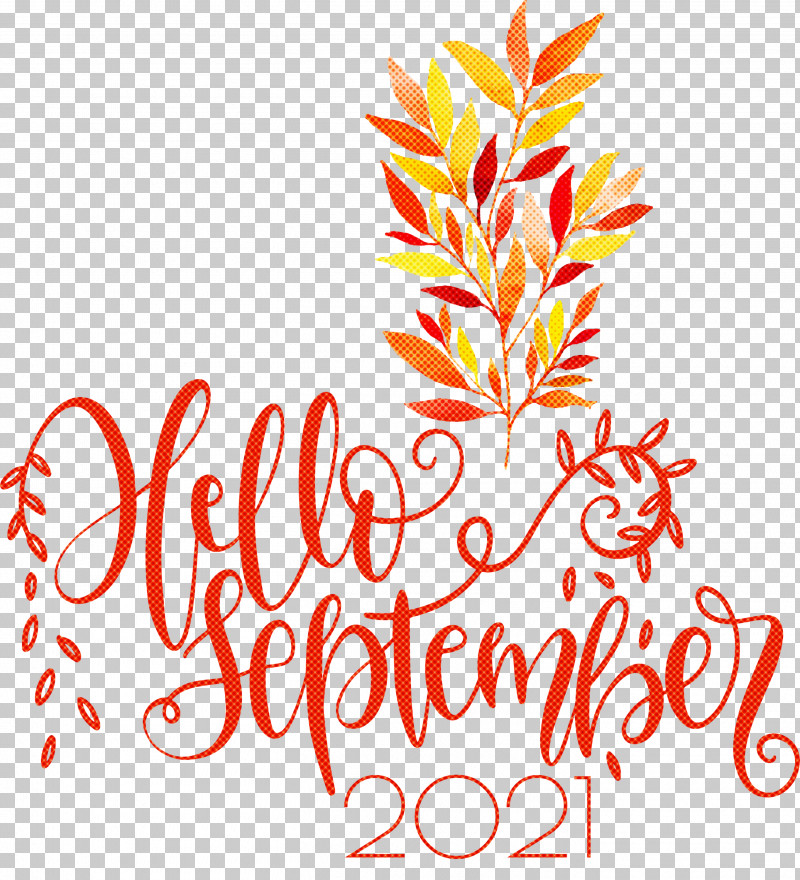 Hello September September PNG, Clipart, 2019, Floral Design, Hello September, Logo, September Free PNG Download