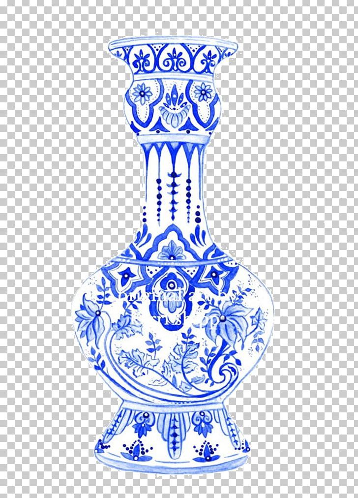 Vase Blue And White Pottery Drawing Chinese Ceramics Porcelain PNG, Clipart, Artifact, Blue, Blue And White Porcelain, Candle Holder, Ceramic Free PNG Download