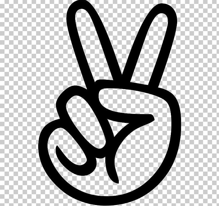 Peace Symbols V Sign PNG, Clipart, Area, Artwork, Black And White, Circle, Decal Free PNG Download