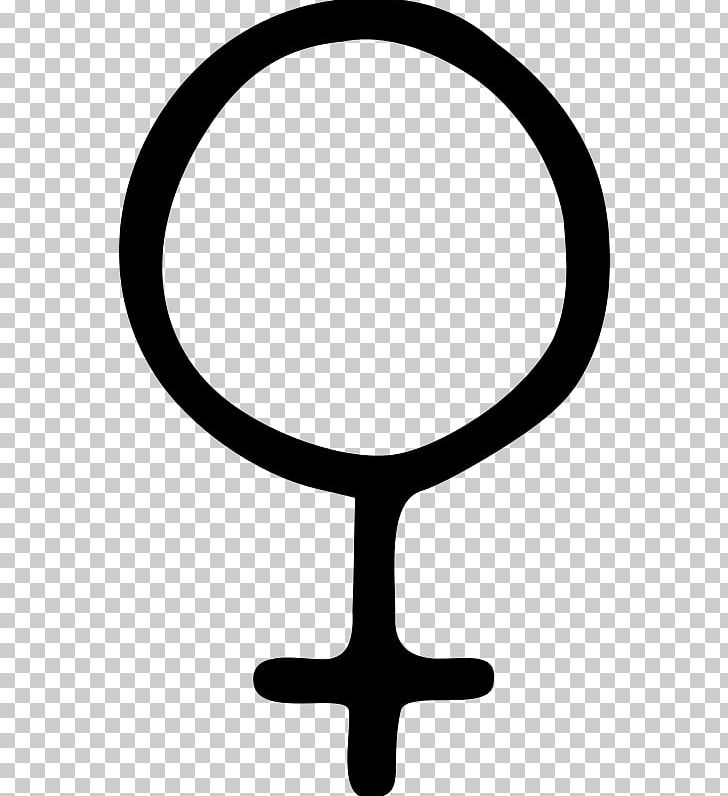 Gender Symbol Female Sign PNG, Clipart, Area, Black And White, Circle, Computer Icons, Female Free PNG Download