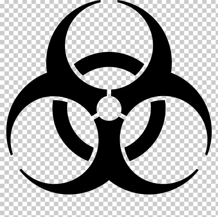Biological Hazard Symbol Sign PNG, Clipart, Artwork, Biohazard, Biological Hazard, Biological Warfare, Black And White Free PNG Download