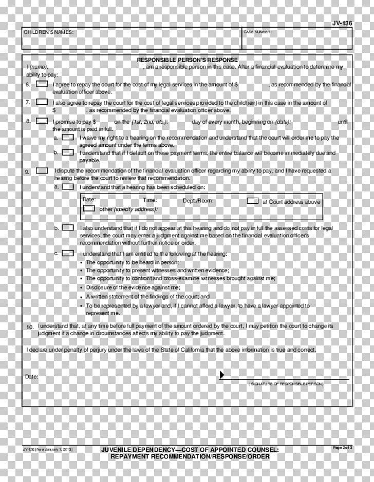 California Court Order Document Law PNG, Clipart, Area, California, Computer Software, Cost, Counsel Free PNG Download