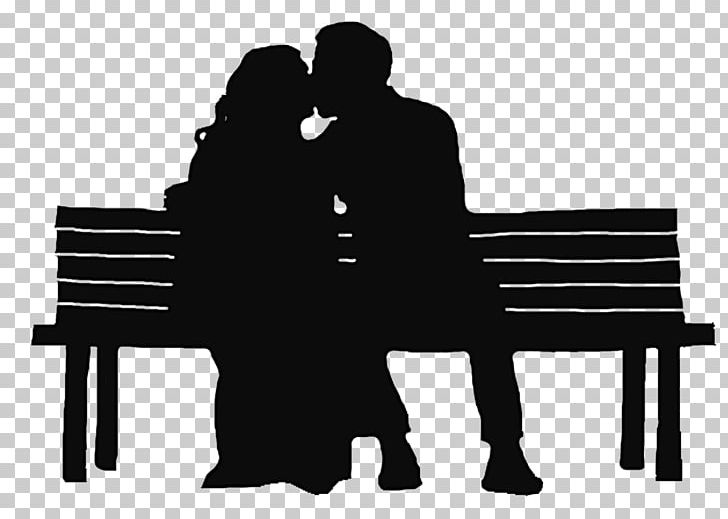 Silhouette Photography Stencil PNG, Clipart, Animals, Bench, Black And White, Break Up, Couple Free PNG Download