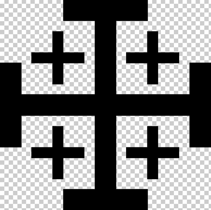 Kingdom Of Jerusalem Crusades Jerusalem Cross T-shirt PNG, Clipart, Area, Black And White, Bluza, Brand, Christian Cross Free PNG Download