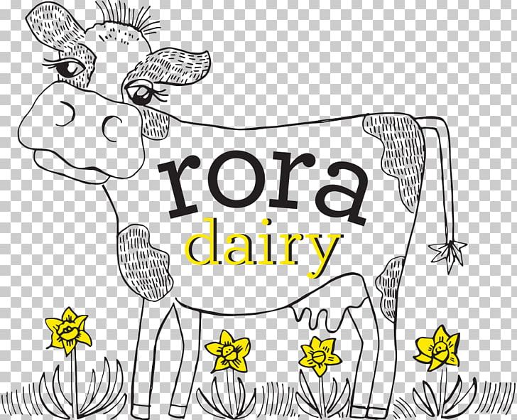 Cattle Milk Rora Dairy Dairy Products PNG, Clipart, Area, Art, Black And White, Breakfast, Cattle Free PNG Download