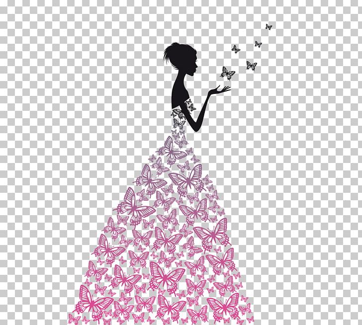 Stock Photography Stock Illustration Wedding Dress PNG, Clipart, Beautiful, Beautiful Girl, Beautiful Illustration, Beauty Salon, Butterflies Free PNG Download