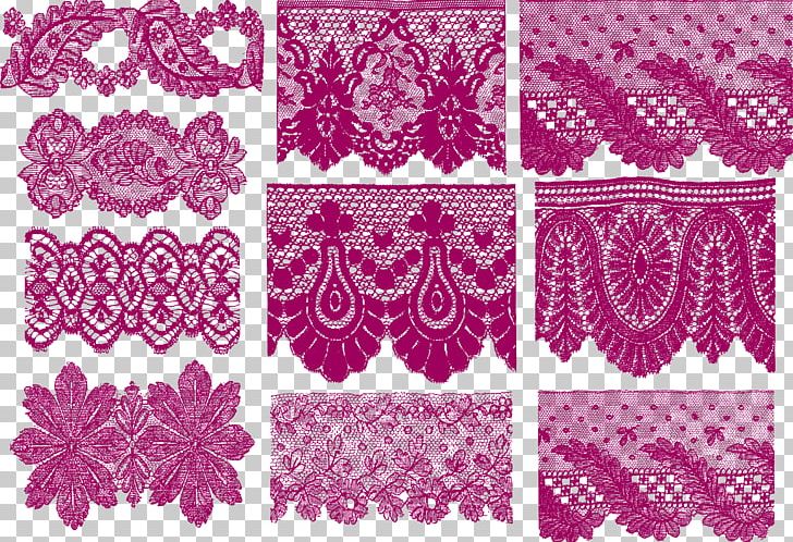 Lace Pattern PNG, Clipart, Curtain, Doily, Encapsulated Postscript, Geometric Pattern, Magenta Free PNG Download