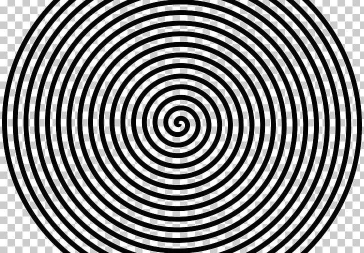 Spiral Circle Point White Pattern PNG, Clipart, Area, Black And White, Circle, Education Science, Hypnose Free PNG Download
