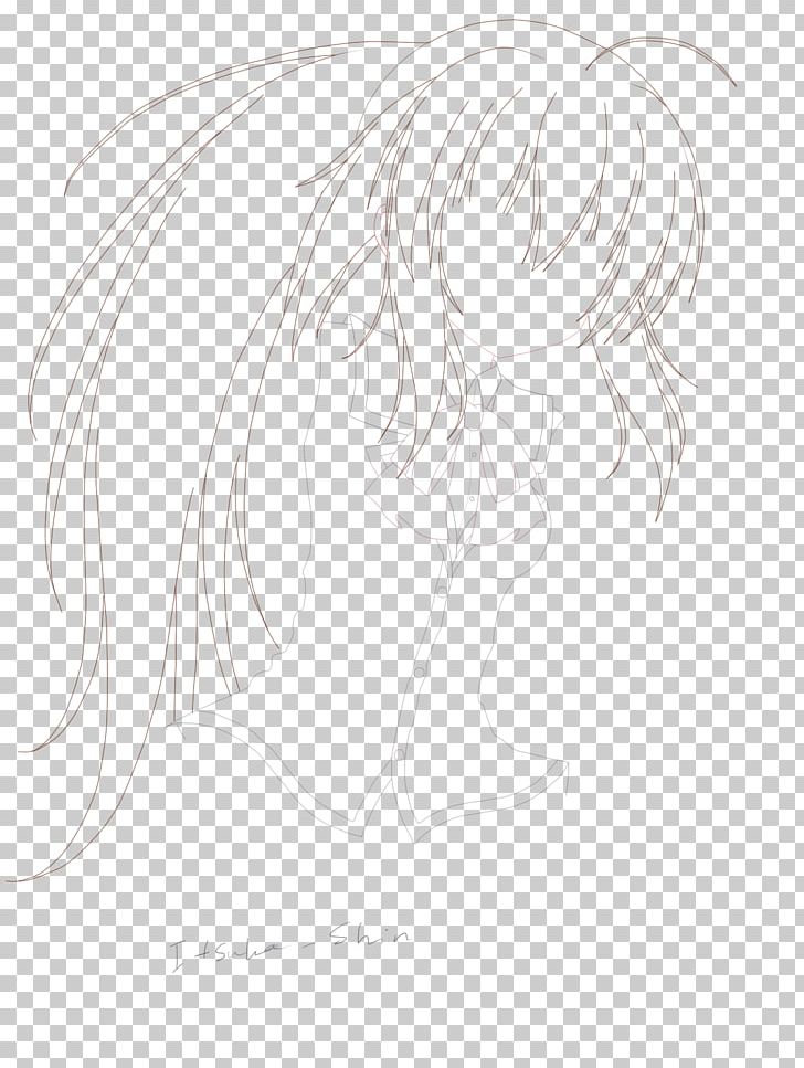 Sketch Mammal Human Hair Color Ear PNG, Clipart, Anime, Arm, Artwork, Black, Black And White Free PNG Download
