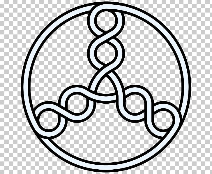 Valknut Triquetra Celtic Knot Triskelion PNG, Clipart, Area, Black And White, Celtic Knot, Circle, Crossing Free PNG Download