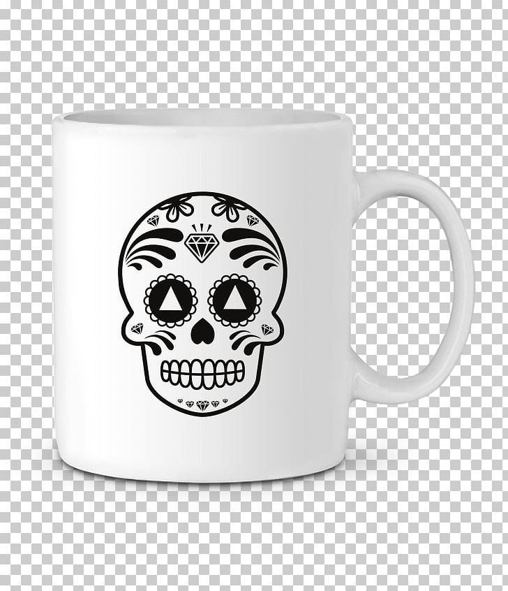 Coffee Cup Calavera Skull Mug Day Of The Dead PNG, Clipart, Bone, Calaca, Calavera, Ceramic, Child Free PNG Download