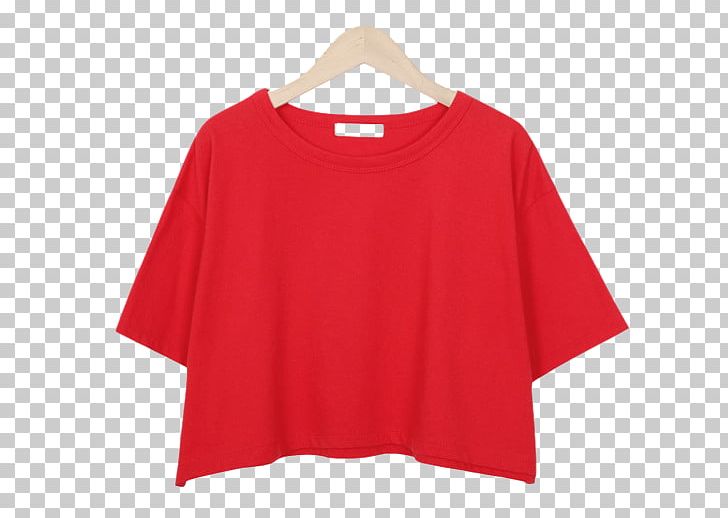 Sleeve T-shirt Shoulder Blouse PNG, Clipart, Blouse, Clothing, Joint, Neck, Red Free PNG Download