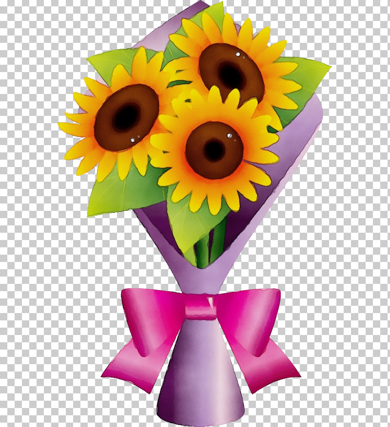 Sunflower PNG, Clipart, Bouquet, Cut Flowers, Daisy Family, Flower, Flowerpot Free PNG Download