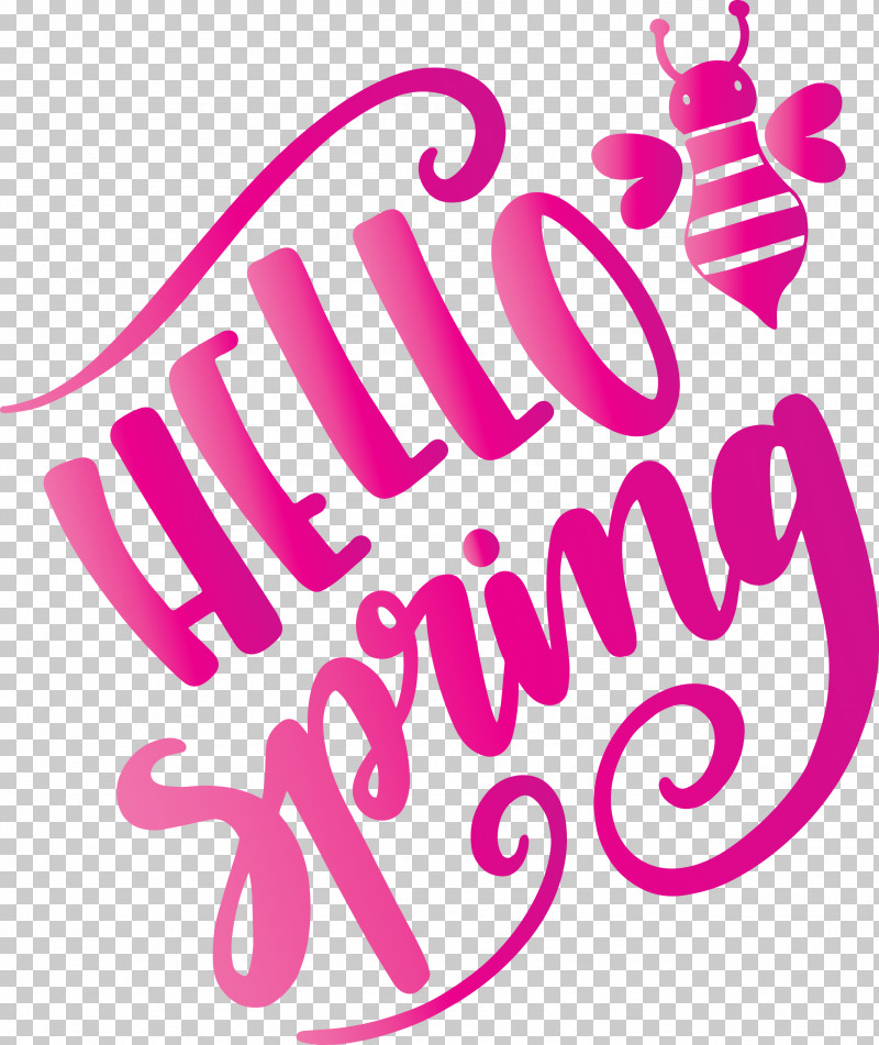 Hello Spring Spring PNG, Clipart, Hello Spring, Magenta, Pink, Spring, Sticker Free PNG Download