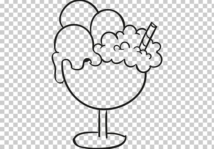 Ice Cream Coffee Bistro PNG, Clipart, Area, Artwork, Black And White, Cake, Circle Free PNG Download