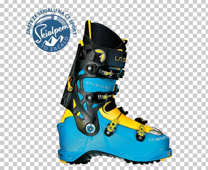 Ski Boots Ski Touring La Sportiva Skiing Mountaineering Boot PNG, Clipart, Blue Yellow, Boot, Buckle, Clothing, Cross Training Shoe Free PNG Download