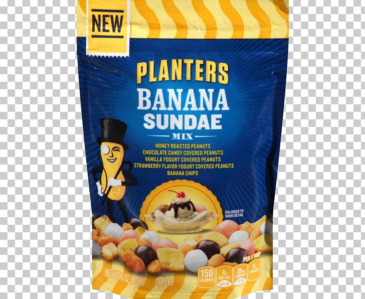 Vegetarian Cuisine Sundae Banana Bread Planters Trail Mix PNG, Clipart, Banana, Banana Bread, Banana Chip, Chocolate, Cuisine Free PNG Download