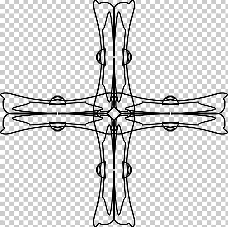 Christian Cross Russian Orthodox Cross PNG, Clipart, Angle, Arm, Artwork, Black And White, Christian Cross Free PNG Download