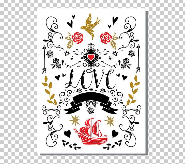 Valentines Day Heart Calligraphy PNG, Clipart, Black, Creative, Crest, Flower, Happy Birthday Vector Images Free PNG Download