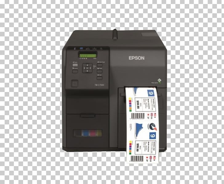 Label Printer Epson ColorWorks TM-C7500 PNG, Clipart, Color, Color Printing, Druckkopf, Electronic Device, Epson Free PNG Download