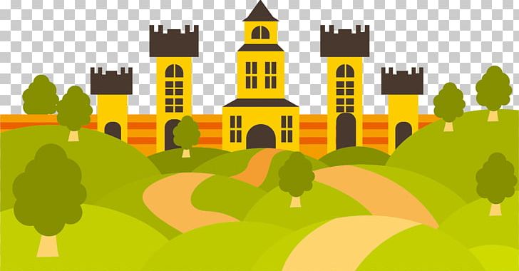 Euclidean Landscape Hill PNG, Clipart, Cartoon, Castle, Chinese Palace, Disney Palace, Facade Free PNG Download