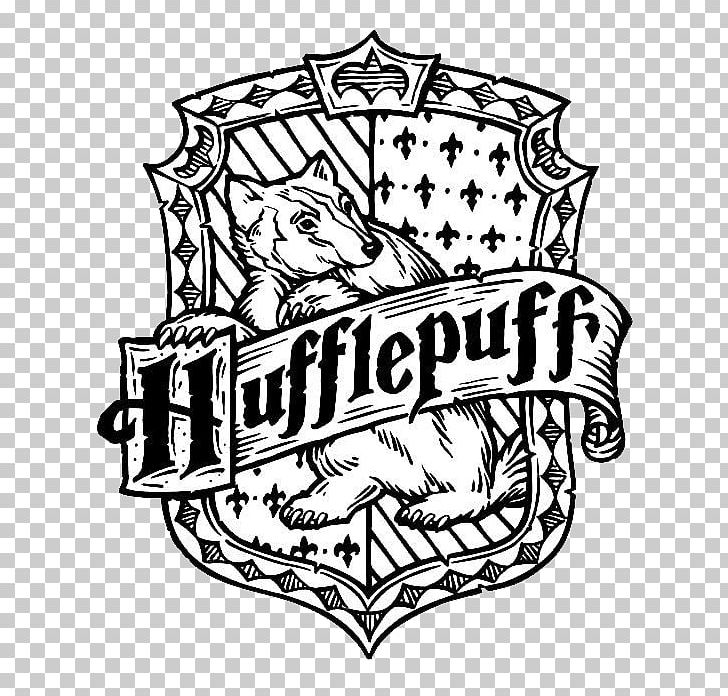 Harry Potter: The Coloring Book Helga Hufflepuff Colouring Pages PNG, Clipart, Art, Black, Color, Fictional Character, Gryffindor House Free PNG Download