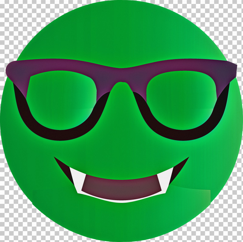 Goggles Sunglasses Cartoon Green Smiley PNG, Clipart, Cartoon, Goggles, Green, M, Smiley Free PNG Download