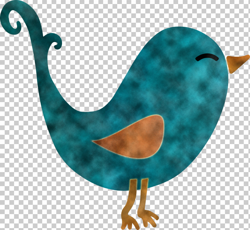Turquoise Teal Bird Duck Water Bird PNG, Clipart, Bird, Cartoon Bird, Cute Bird, Duck, Ducks Geese And Swans Free PNG Download
