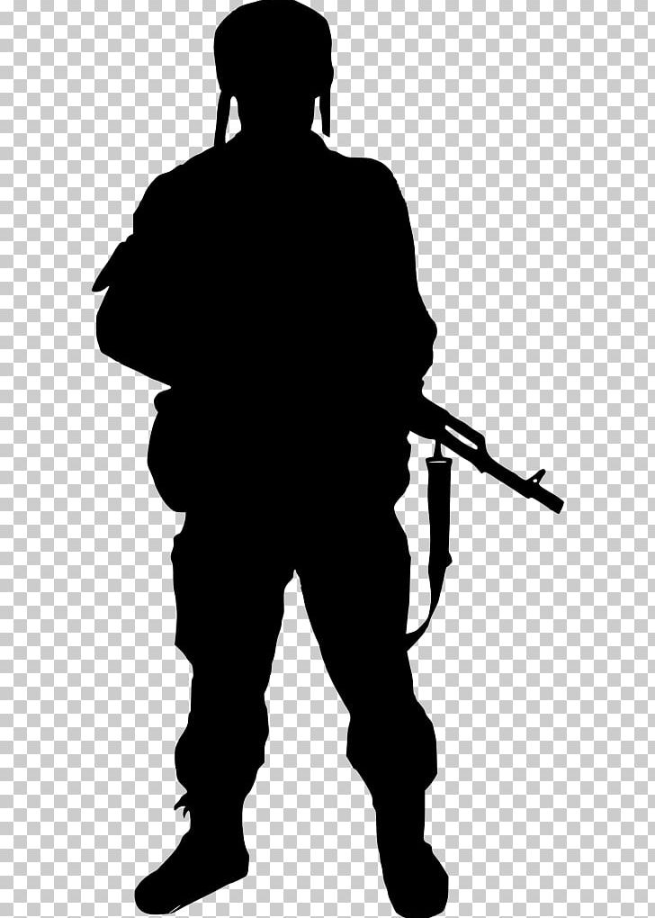 Silhouette Soldier PNG, Clipart, Animals, Black And White, Desktop Wallpaper, Fictional Character, Line Art Free PNG Download