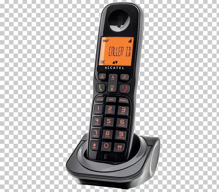 Feature Phone Cordless Telephone Alcatel Mobile ATLINKS Alcatel Sigma 260 PNG, Clipart, Alcatel Mobile, Black Phone, Caller Id, Cordless Telephone, Electronics Free PNG Download