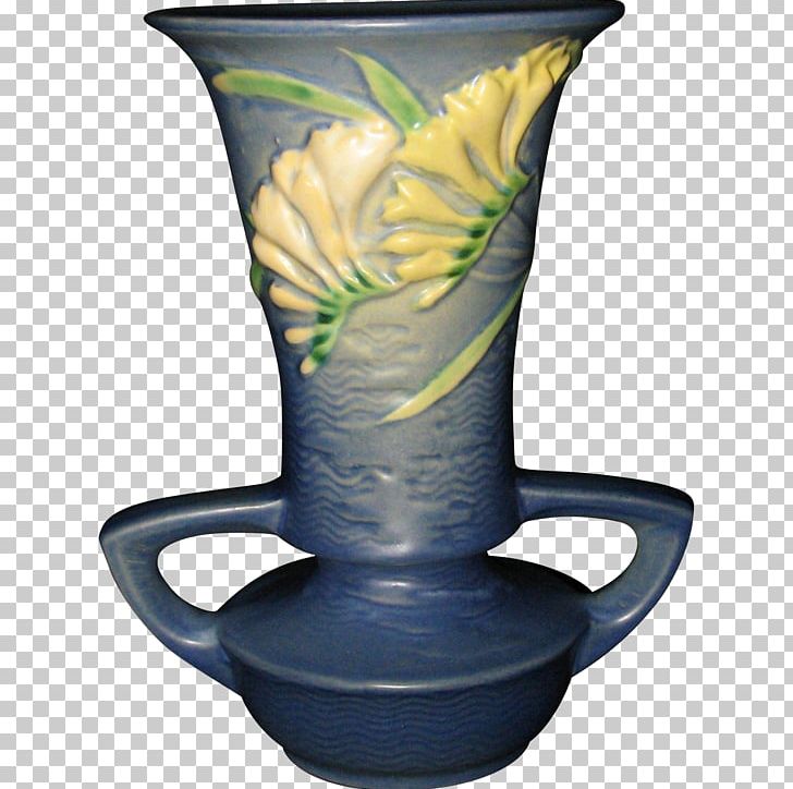 Roseville Pottery Vase Roseville Pottery Ceramic PNG, Clipart, American Art Pottery, Artifact, Blossom, Blue, Ceramic Free PNG Download