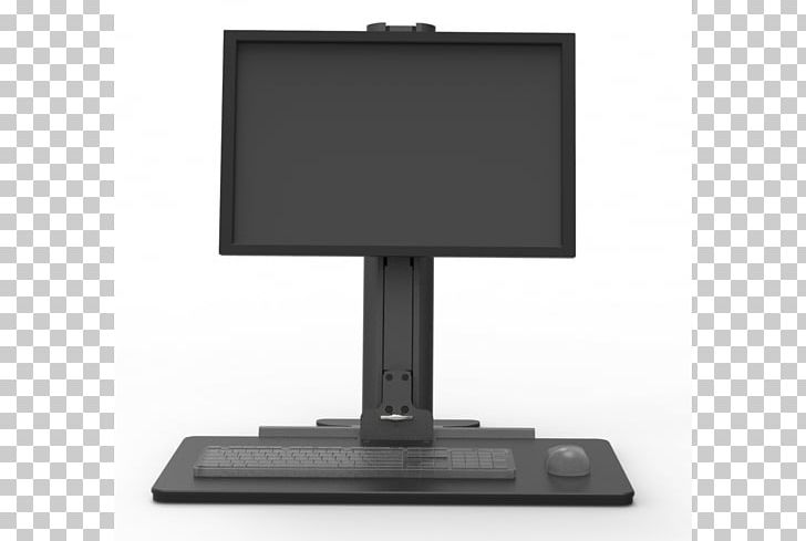 Computer Monitors Sit-stand Desk Electronic Visual Display Computer Keyboard Computer Hardware PNG, Clipart, Bicycle Cranks, Computer, Computer Hardware, Computer Keyboard, Computer Monitor Accessory Free PNG Download