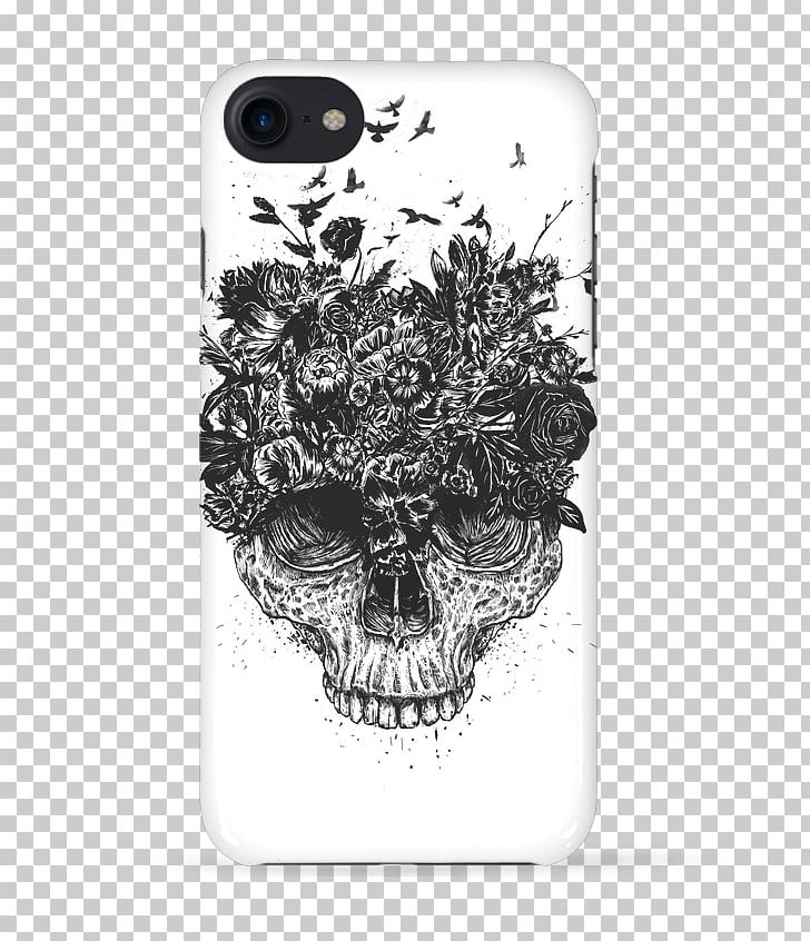 Skull T-shirt Design Samsung Galaxy S8 IPhone X PNG, Clipart, Art, Black, Black And White, Bluza, Bone Free PNG Download