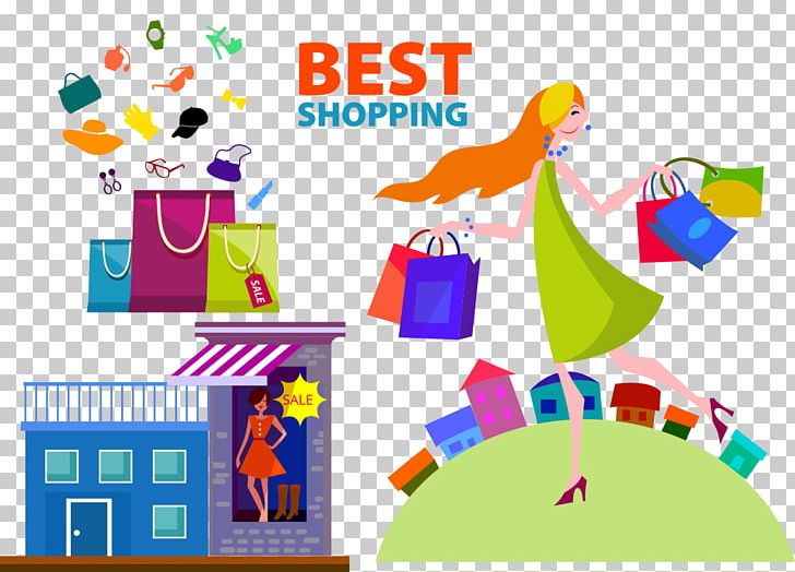 Online Shopping Banner PNG, Clipart, Area, Art, Artwork, Bag, Balloon Cartoon Free PNG Download
