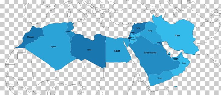 MENA Middle East North Africa World Map PNG, Clipart, Area, Blue, Country, Map, Mapa Polityczna Free PNG Download