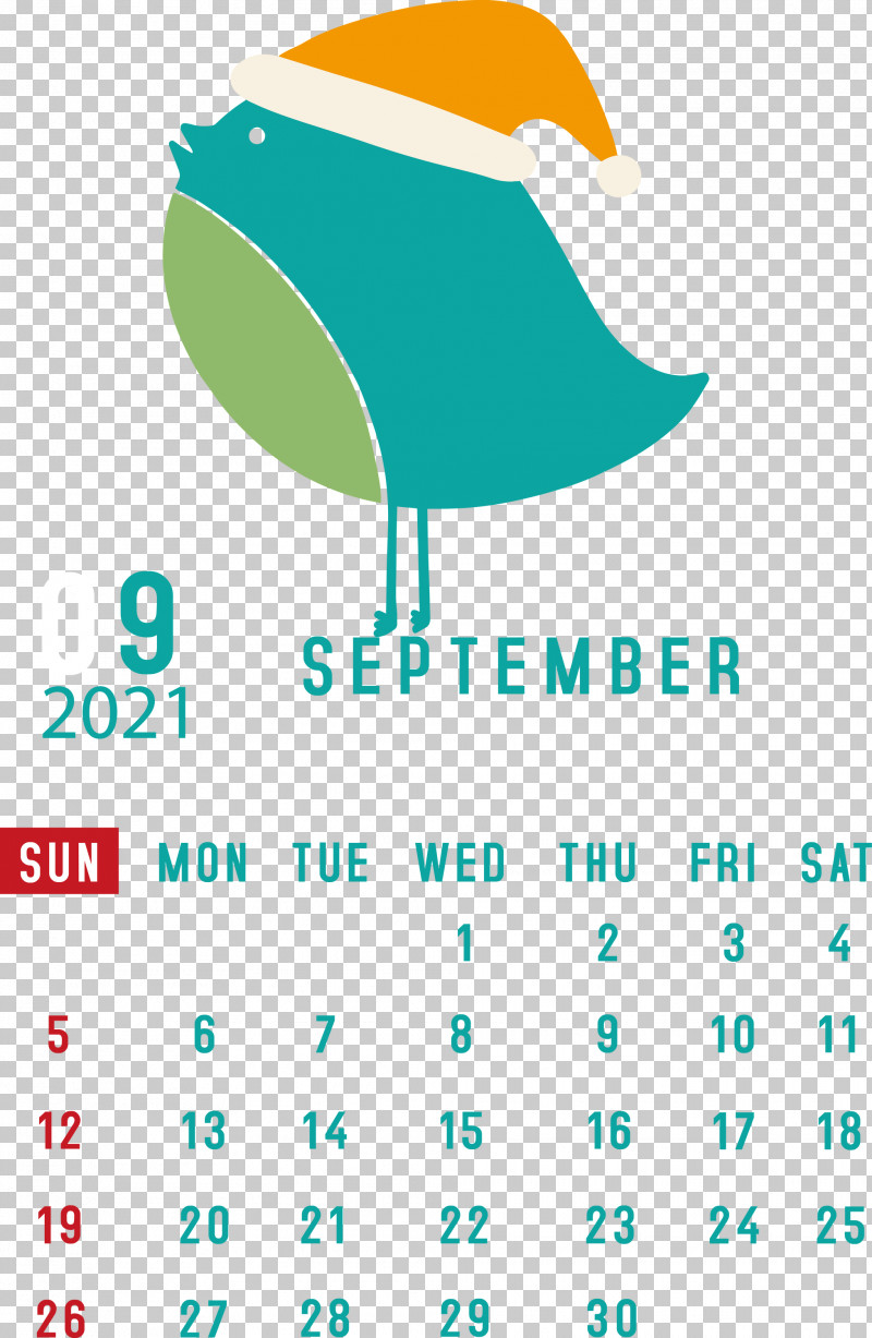 September 2021 Printable Calendar September 2021 Calendar PNG, Clipart, Aqua M, Geometry, Green, Line, Logo Free PNG Download