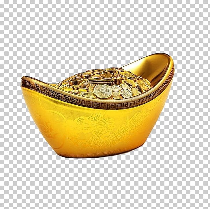 Gold Sycee PNG, Clipart, Bowl, Chemical Element, Gold, Jewelry, Metal Free PNG Download