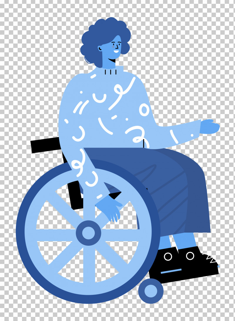 Sitting On Wheelchair Woman Lady PNG, Clipart, Behavior, Biology, Human, Joint, Lady Free PNG Download