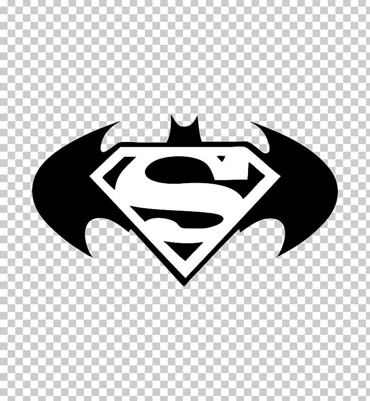Clark Kent Superman/Batman Superman Logo Decal PNG, Clipart, Batman, Batsignal, Black, Black And White, Brand Free PNG Download