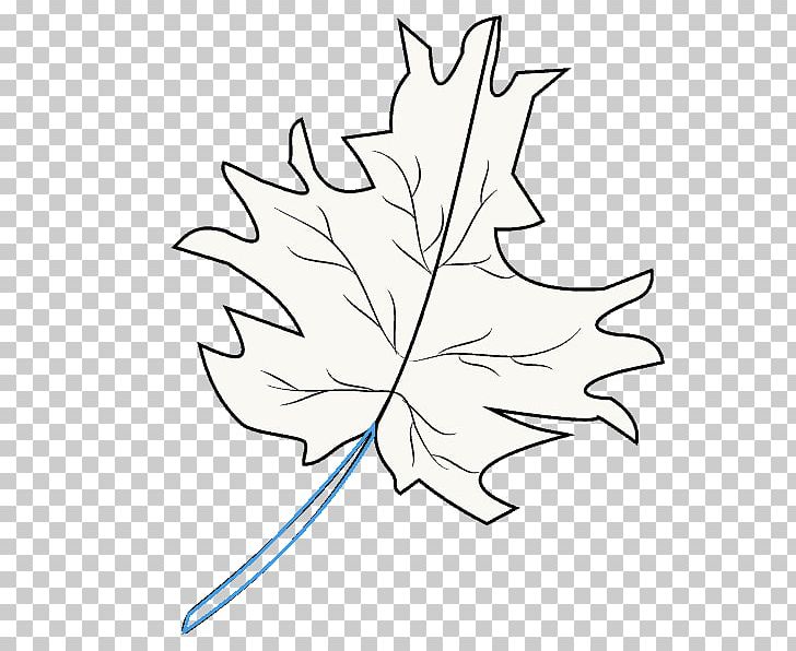 Maple Leaf Twig Plant Stem PNG, Clipart, Angle, Artwork, Black And White, Branch, Draw Free PNG Download