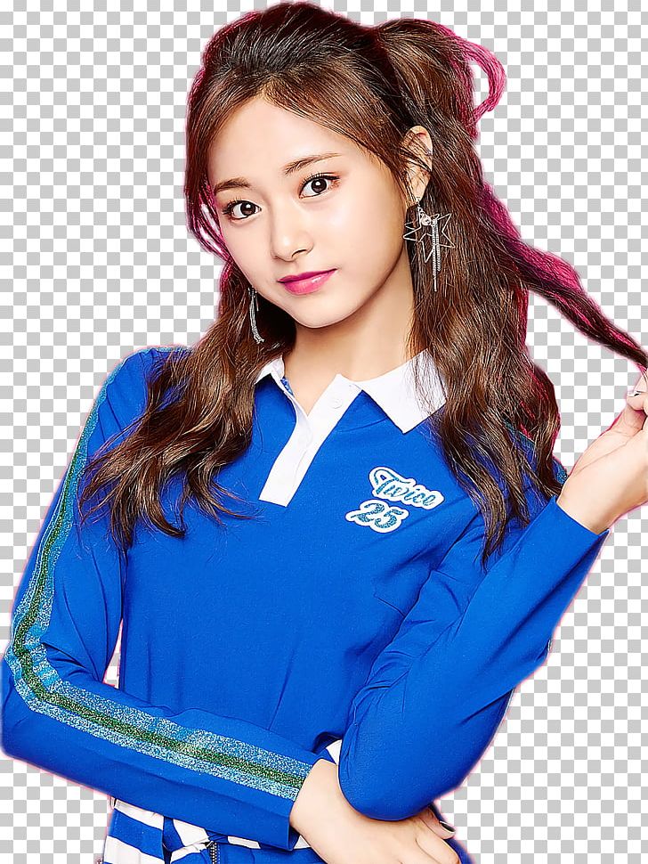 Tzuyu One More Time Twice Tt K Pop Png Clipart Blue Brown Hair Chaeyoung Clothing Cobalt