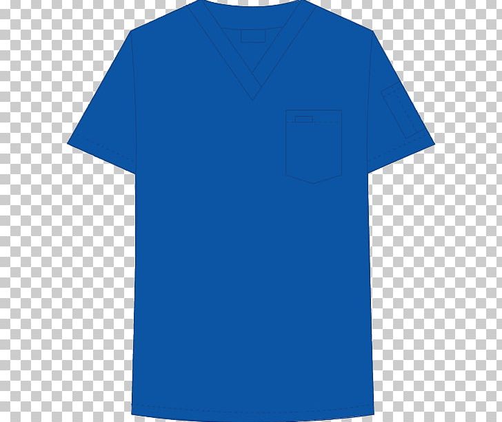 T-shirt Sleeve Scrubs Top Collar PNG, Clipart, Active Shirt, Angle, Blue, Cardigan, Clothing Free PNG Download