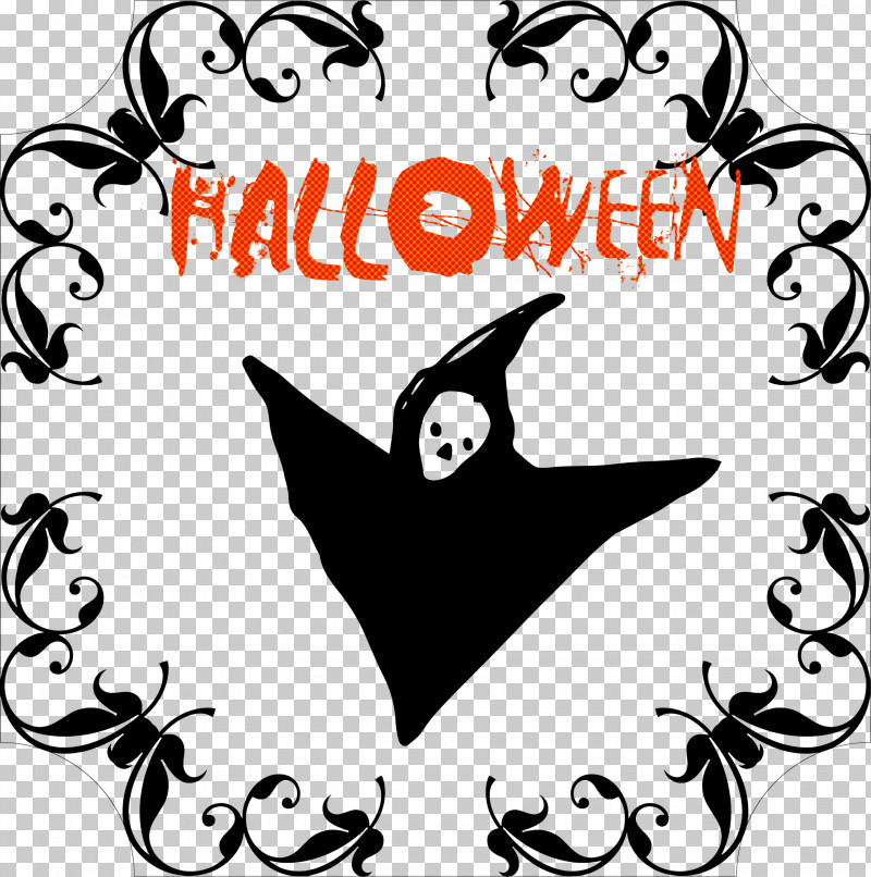 Happy Halloween PNG, Clipart, Beak, Birds, Black And White, Happy Halloween, Line Free PNG Download