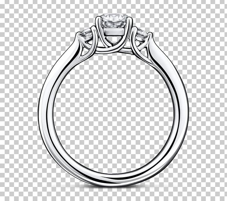 Engagement Ring Wedding Ring Diamond PNG, Clipart, Black And White, Body Jewelry, Brilliant, Circle, Cubic Zirconia Free PNG Download
